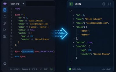Master php json_encode to handle JSON data in your web projects
